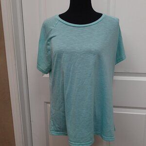 Athletic Greenish / Blue Ladies Activewear Top Size XL (16-18)
